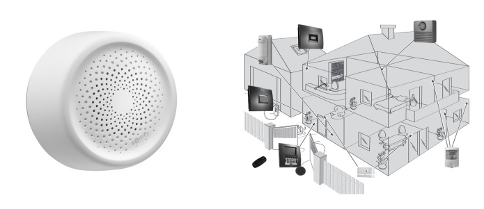 SOMFY 1811561 Syrena alarmowa wewnętrzna do TaHoma